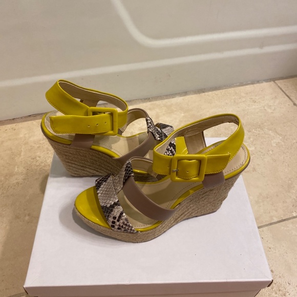 Calvin Klein Yellow Platforms - Picture 5 of 5